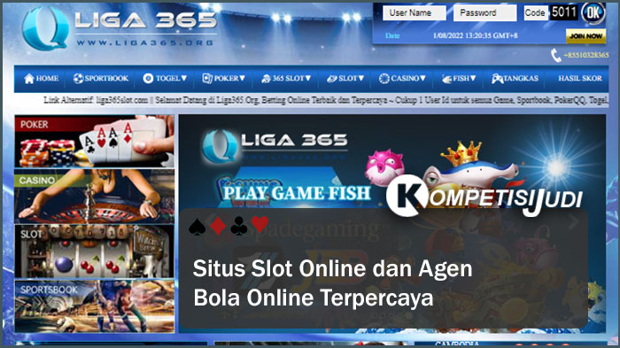 Situs Slot Online dan Agen Bola Online Terpercaya Liga365