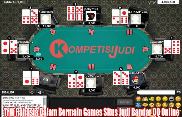 Trik Rahasia Dalam Bermain Games Situs Judi Bandar QQ Online