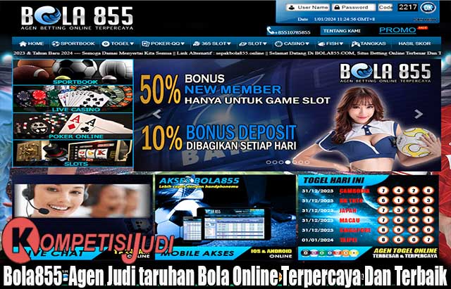 Bola855  Agen Judi taruhan Bola Online Terpercaya Dan Terbaik